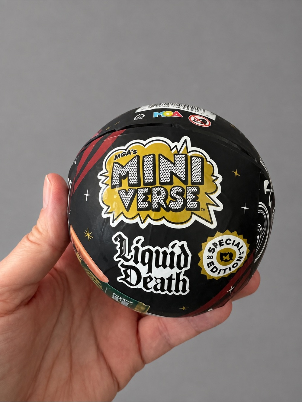 MGA Miniverse x Liquid Death Special Edition DIY Mini Collectible NEW SEAL